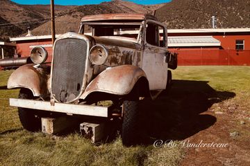 Timeless Traveler, Vintage Car on Route 66
