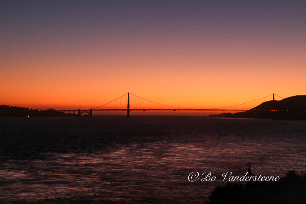 Twilight Over the Golden Gate Bridge
