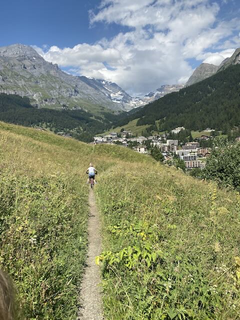 Zicht op leukerbad